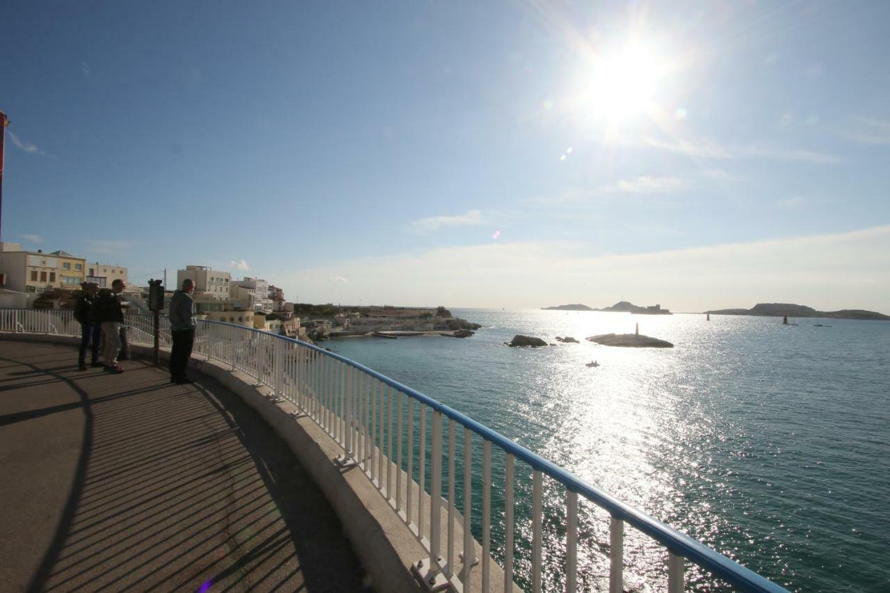 Stud Terras Ville Corniche 2 Pers Stat Gratuit Rue Modif Suivt Possib Et Accord Exclusif مارسيليا المظهر الخارجي الصورة